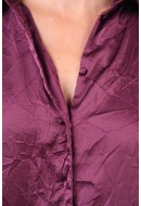 Women Shirt Vero Moda Vmfolly Crinkle Grape Wine